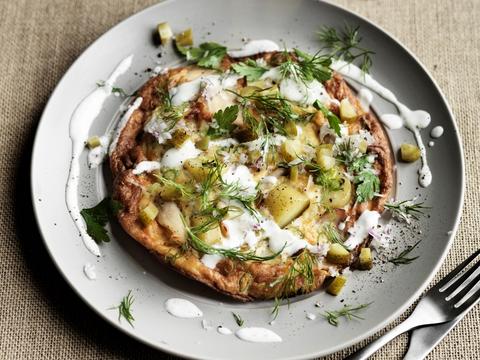 Smoked Sturgeon and Potato Frittata – Attilus Caviar