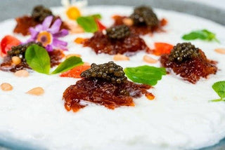 Persimmon, Stracciatella & Caviar