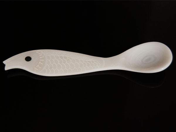 Sturgeon Shaped Mother of Pearl Spoon